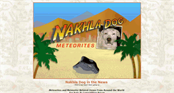 Desktop Screenshot of nakhladogmeteorites.com