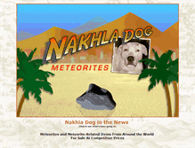 Tablet Screenshot of nakhladogmeteorites.com